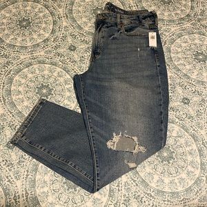 NWT High-Rise O.G. straight ankle jeans sz 14
